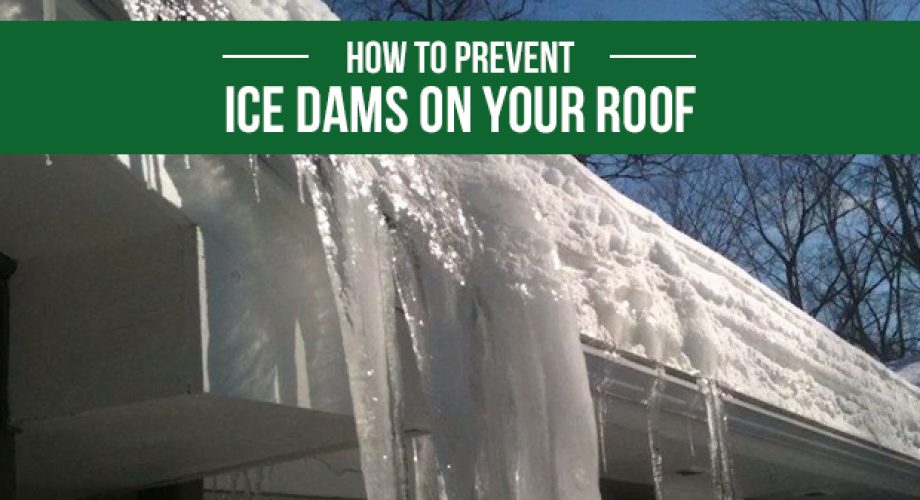 how to prevent ice dams on roof